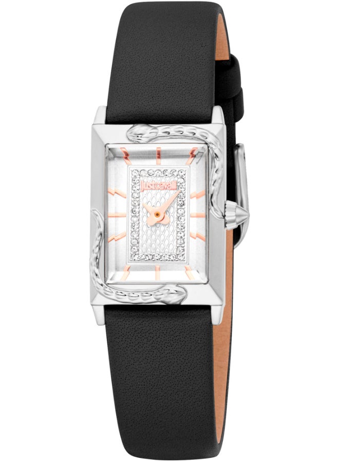 Just Cavalli جست كافالي ليدي دولشيزا سنيك JC1L364L0015 - ساعة كوارتز جلدية أنثوية ذات عقارب 2 - Image 1